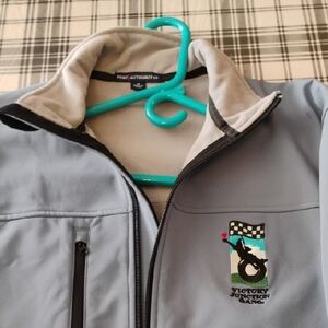 Victory Junction Men’s Gray Port Authority Soft Shell Jacket Medium New